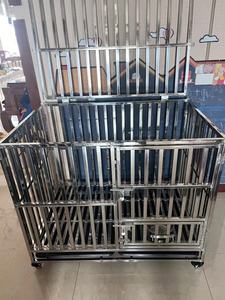 <span class=keywords><strong>Cage</strong></span> à chien pliable en acier inoxydable avec motifs animaux simples, <span class=keywords><strong>cage</strong></span> d'injection pour animaux de compagnie avec <span class=keywords><strong>cage</strong></span> pour ramasser les animaux. - Product Image 4