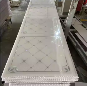 Paneles de Techo Laminados Ecológicos, Impermeables, Resistentes al Fuego, Decorativos, de <span class=keywords><strong>PVC</strong></span> para Interiores, con Aspecto de Madera - Product Image 4