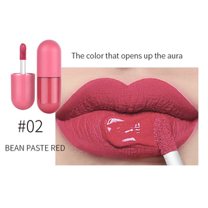 Lucidalabbra Mini capsula di velluto in 6 colori per le signore a lunga durata antiappannamento antiappannamento per seta liscio rossetto opaco - Product Image 5
