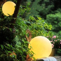 Lampe Solaire Extérieure Lune Étanche Jardin Aménagement Lampadaire pour Pelouse Cour Terrasse Vue Lustre Style