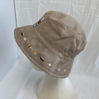 Gorra de Pescador de Algodón con Diseño de Dibujos Animados y Logotipo Personalizado, Estilo Vintage Lavado, Plegable, para Verano y Actividades al Aire Libre, Precio de Fábrica, Venta al Por Mayor