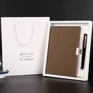 Agenda Personalizada A5, Cuaderno de Cuero PU de Lujo, Juego de Regalo con Bolígrafo, Papelería Empresarial para Uso Escolar - Product Image 2