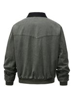 Blouson Bomber Homme Personnalisé avec Logo – Qualité Supérieure, Coupe-Vent, Marque Privée, Streetwear, Col Montant, Tendance