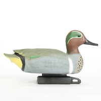 Demi-flottant blanc, coque en mousse intégrale, moulage par soufflage, mouvement électrique, en plastique PE, leurre de canard colvert de style européen