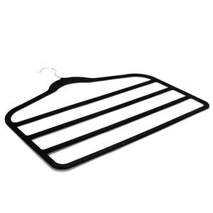 5つ折りベルベットハンガー滑り止め多機能プラスチック収納ワードローブと家庭用クローゼット折りたたみ式デザイン - Product Image 4