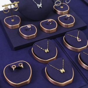 Microfiber Modern Jewelry Display Props Jewelry Store Display Stand <b>Earring</b> Pendant Watch Necklace Display Stand - Product Image 3