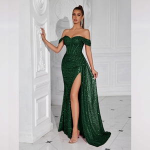 <span class=keywords><strong>Robe</strong></span> de bal sirène <span class=keywords><strong>noire</strong></span> scintillante à sequins pour femme <span class=keywords><strong>noire</strong></span>, sans manches, avec décolleté <span class=keywords><strong>plongeant</strong></span> transparent, <span class=keywords><strong>robe</strong></span> de soirée élégante - Product Image 2
