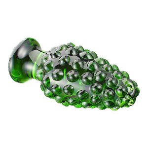 Jouets sexuels anaux Ninghao, forme d'<span class=keywords><strong>ananas</strong></span> vert, dilatateur anal en verre, jouets érotiques, plug anal en verre, jouets sexuels pour hommes gays - Product Image 5