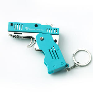 Pistola de Juguete Plegable de 6 Disparos con Banda Elástica, Modelo <span class=keywords><strong>007</strong></span> de Aleación y Plástico de la Marca Yingtu, con Balas Suaves para Niños - Product Image 2