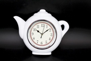 Reloj de pared decorativo para tetera de cocina hecho a mano, superventas, nuevo diseño de alta calidad, nuevo diseño, reloj de pared con acabado moderno - Product Image 2