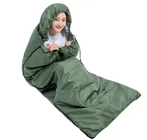 Outdoor Polyester Erwachsene Hohl Faser Baumwolle Wasserdichte Reise Wandern Umschlag schlafsack für camping