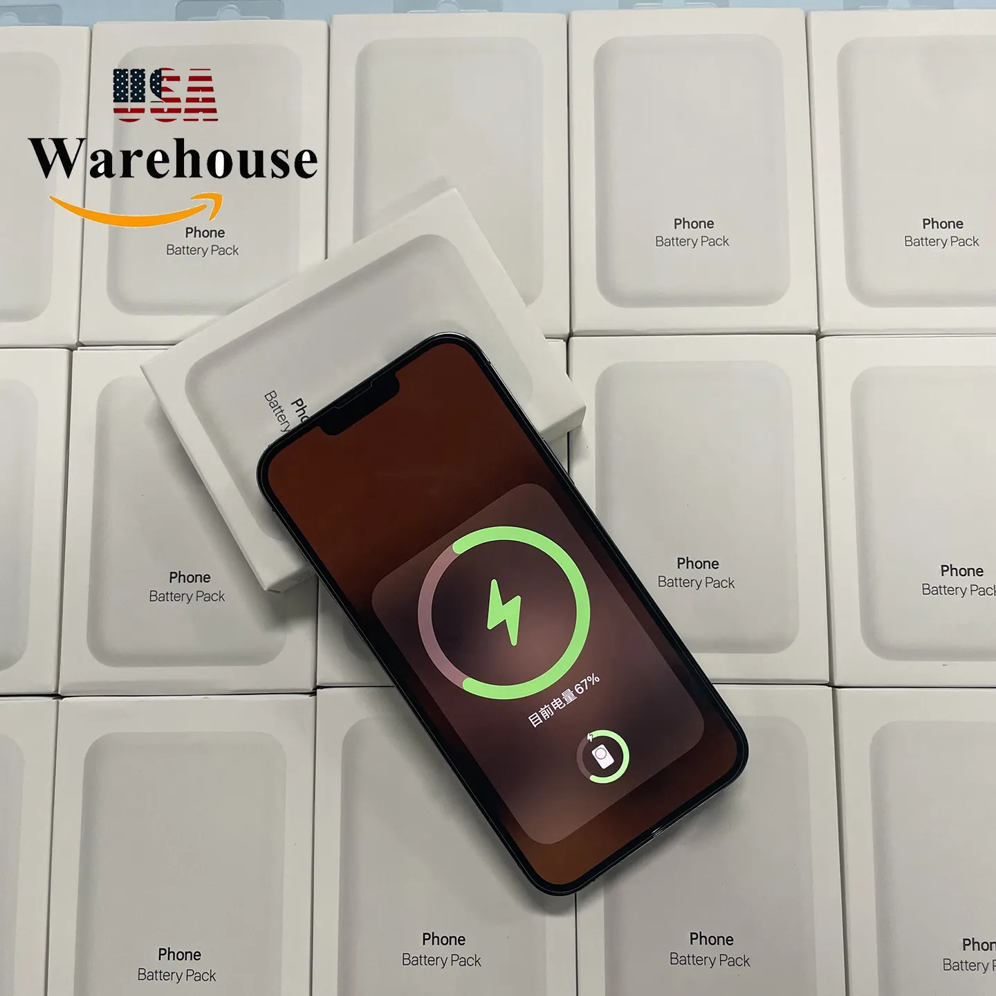 US Warehouse Dropshipping Origin Magnetic Battery Pack Mag Powerbank Mobile Phone Safe Portable Mini Wireless Charger Power Bank