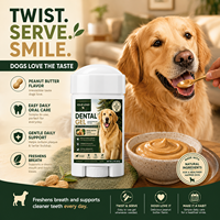 Gel dentaire pour animaux de compagnie aux ingrédients naturels pour chats et chiens, haleine fraîche sans brossage