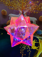 Lampe à Led IQ 3D perplexe couleur d'impression de logo personnalisé Cadeau de Noël Lampe puzzle lumineuse pour enfants Cadeau