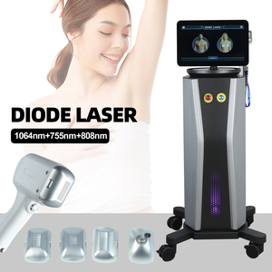 Máquina de depilación láser de diodo de 808nm tipo vertical para uso comercial con pantalla de 15.6 pulgadas y enfriamiento por hielo - Product Image 3