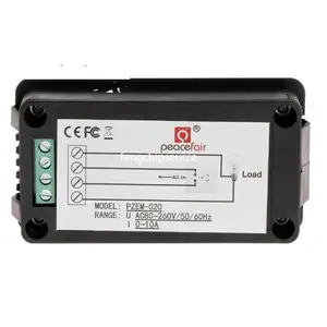AC digital display multifunctional power monitor 80~260V power energy monitor frequentcy meter factor meter