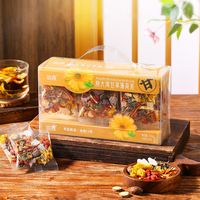 Vente en gros Boîte cadeau chinoise emballée fleur thé Sucre noir gingembre jujube thé 144g