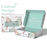 Caja de Cartón Corrugado Impresa Personalizada con Logotipo, Caja de Embalaje para Envíos para Marcas de Ropa, Belleza y Regalos de Comercio Electrónico