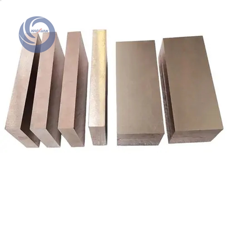 Высококачественный вольфрамовый медный сплав пластина/лист с полированной поверхностью W75 электромеханические материалы для продажи