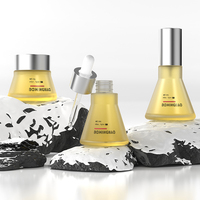 Ensemble de soins de la peau anti-acné et éclaircissant à l'arbre à thé, kit facial coréen biologique végétalien avec sérum aux herbes, étiquette privée personnalisée OEM/ODM