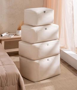 Customizable Large Capacity <b>Quilt</b> Storage Bag Single-Tier Folding Oxford Cloth <b>Bedding</b> Organizer Wardrobe - Product Image 2