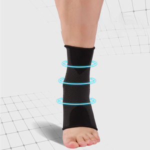 Chất Lượng Cao Bán Buôn Đàn Hồi Nylon Dệt Kim Nén Có Thể Điều Chỉnh Tập Thể Dục Thể Thao Ngoài Trời Băng Kết Thúc Tốt Đẹp Dây Đeo Mắt Cá Chân Hỗ Trợ - Product Image 2