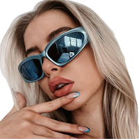 Lunettes de soleil sportives personnalisées 2025 pour hommes et femmes, verres UV400 de haute qualité, lunettes de fête Y2K et accessoires