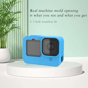 Housse de <span class=keywords><strong>protection</strong></span> en silicone anti-chute intégrée pour caméra et objectif, accessoire de <span class=keywords><strong>protection</strong></span> pour caméra sportive <span class=keywords><strong>GoPro</strong></span> Hero10/9 - Product Image 6