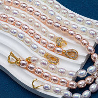 Collier de perles pour femmes, style français, élégant, minimaliste, bijoux à superposer avec fermoir en forme de cœur en zircon