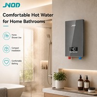 Chauffe-eau électrique instantané mural intelligent Wi-Fi JNOD 220-240V 3.5-9kW CE CB pour salle de bain