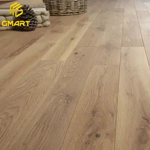 Gmart Dapur Warna Karbon, Ramah Lingkungan Tahan Air 11Mm Efek Marmer Anti Gores 25Mm Lantai Berlapis Maple