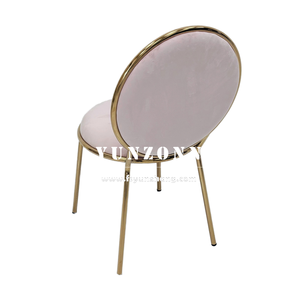 Silla en forma de almejas al por mayor, sillas doradas de acero inoxidable para eventos reales y fiestas, sillas de salón de bodas para eventos de lujo - Product Image 3