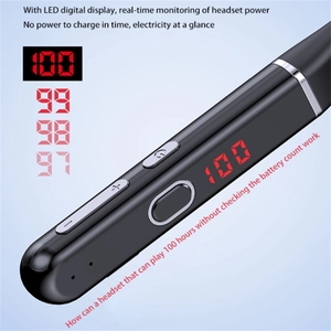 Auriculares magnéticos inalámbricos, compatibles con Bluetooth, banda para el cuello, estéreo, deportivos, impermeables, con cancelación <span class=keywords><strong>de</strong></span> ruido - Product Image 2