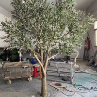 Olivier Olivier Grand Arbre Artificiel Moderne et Réaliste pour la Décoration Intérieure et Extérieure des Restaurants Hôtels Olivier