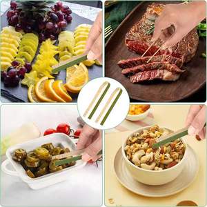 Bambus Küchen utensilien Tee Clip Zange 15CM Mikrowelle sicher umwelt freundlich - Product Image 6