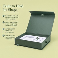 Emballage alimentaire portable en papier artistique personnalisable avec doublure en éponge