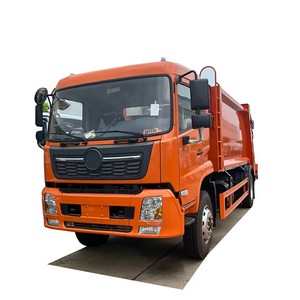 Camion à ordures compacteur diesel Orange 6X4, boîte de vitesses manuelle, norme d'émission Euro 4 - Product Image 2