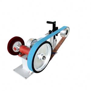 Máquina de pulido de acero inoxidable con banda de tela, equipo de pulido tipo máquina de banda, lijadora de arco de banda - Product Image 5