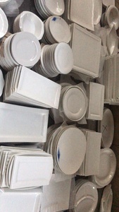 Meilleur prix pour des assiettes en céramique blanches, assortiment d'assiettes à dîner de différentes tailles pour la maison et l'hôtel - Product Image 3