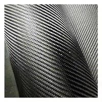 Haute résistance 3k 6k 12K T300 T600 200gsm 2x2 sergé tissage réglage léger tissu en Fiber de carbone rouleau de tissu en Fiber de carbone