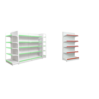 Étagère en acier thermolaqué Gui Chang, étagère de magasin, crochets pour étagères, rayonnages de stockage pour magasins de détail, présentoir de vente au détail, niveaux réglables