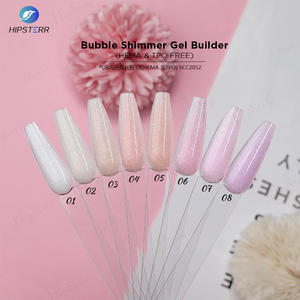 HEMA & TPO FREE Shiny Shimmer Gel Builder Auto-nivelant pour Extension d'Ongles, Gel Pailleté en Pot, Marque Privée - Product Image 3