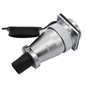 WS48 ขั้วต่อการบิน 5/7/20/27/38/42 พินชายหญิงปลั๊กซ็อกเก็ตหน้าแปลนสี่เหลี่ยมขั้วต่อไฟฟ้ากันน้ำงานหนัก - Product Image 3