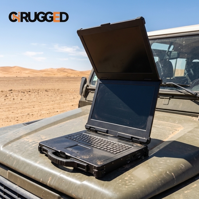 Rugged Laptop LCD 15.6 Dual Screen Touch Keyboard Reinforced and Portable 32GB RAM Max to 64GB 512GB SSD