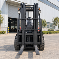 Chariot élévateur diesel tout-terrain 3 tonnes, 3,5 tonnes, 4 tonnes, 5 tonnes, livraison gratuite, fabricant de chariots élévateurs, norme EPA Eur5