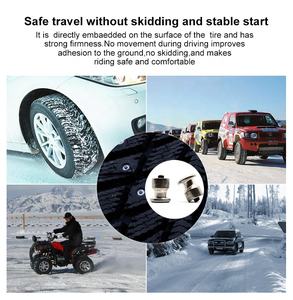 Jx Verwijderbare Band Studs Carbide <span class=keywords><strong>Spikes</strong></span> Voor Banden-Security Anti-Slip Auto Wiel/Atv Suv Motorfiets Laders tractoren - Product Image 6