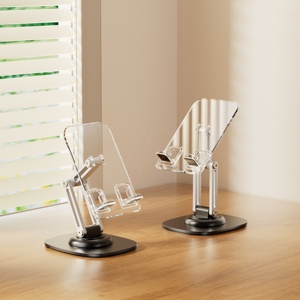 Soporte Universal Ajustable y Plegable de Aleación de Aluminio y Plástico SMONAMA Q17-L para Teléfono Móvil y Tableta, Rotación de 360 Grados, Compatible con Dispositivos de 4.7 a 12 Pulgadas - Product Image 6