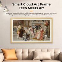 Cadre d'art numérique ultra-fin personnalisable, écran mat effet papier, affichage HD intelligent pour photos et vidéos, idéal pour la décoration murale du salon