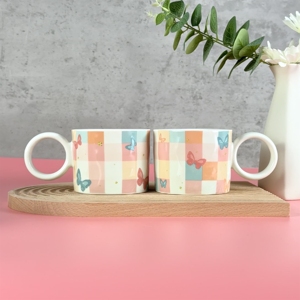 Tazas de Café de Porcelana Clásicas, Aptas para Alimentos y para Microondas/Lavavajillas, Acabado Esmaltado en Colores Populares para Café, Té y Agua - Product Image 5