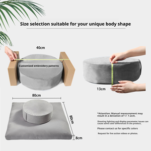 Ensemble de <span class=keywords><strong>yoga</strong></span> premium garni de sarrasin - Tapis, coussin et oreiller avec housse en coton respirant pour le <span class=keywords><strong>yoga</strong></span> à domicile, <span class=keywords><strong>la</strong></span> méditation - Product Image 6